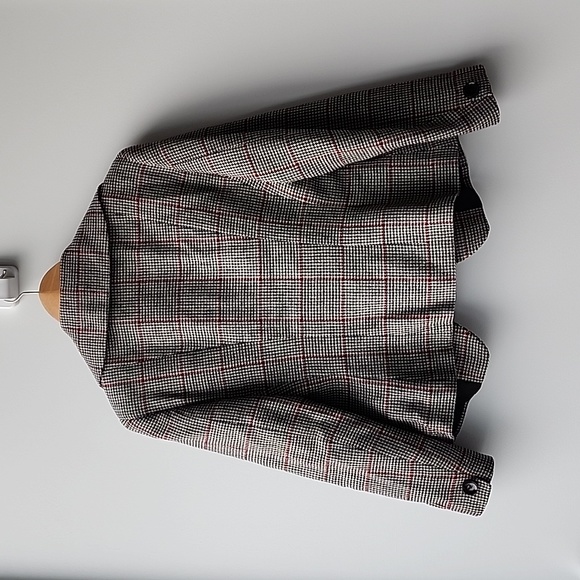 Vintage Dolce & Gabbana Wool Blend Check Double Breasted Button Up Suit Jacket - Picture 9 of 9